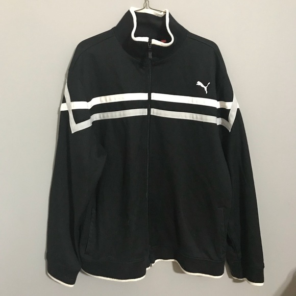 Puma Other - Puma Mens Black Zip Up Jacket In Great Shape!